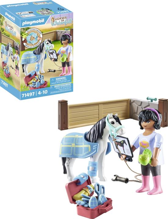 Actual product image Playmobil Equine therapist (71497, Playmobil Horses of Waterfall)