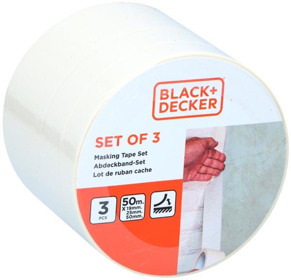 Produktbild Black & Decker Masking tape 3pcs ass 1,9/2,5/