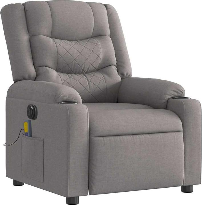 Produktbild VidaXL Massagesessel Taupe Stoff