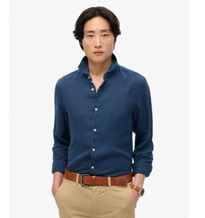Produktbild Superdry Vacation Hemd mit langen Ärmeln aus Leinen (XL)