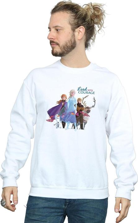 Actual product image Disney Mens Frozen 2 Lead With Courage Sweatshirt (XXL)