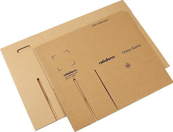 Immagine prodotto kaiserkraft Scatola per archivio, per 3 - 8 raccoglitori larghi, con coperchio, dimensioni (1 x)