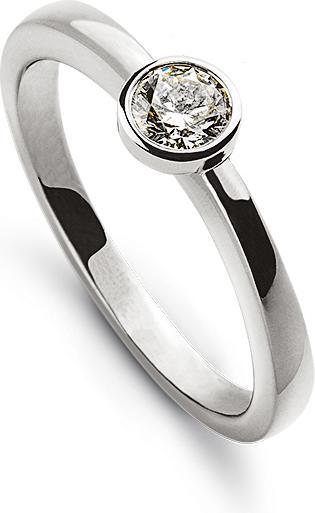Actual product image Muau Ring frame setting (54, 950 Platinum)