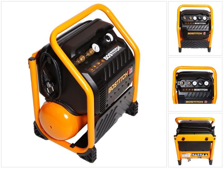 Produktbild Bostitch RC10SQ-E Baustellen Kompressor 9,4 Liter / 1,5 PS / 13,78 Bar / 230 V extrem leise (13.78 Bar, 9.40 l)