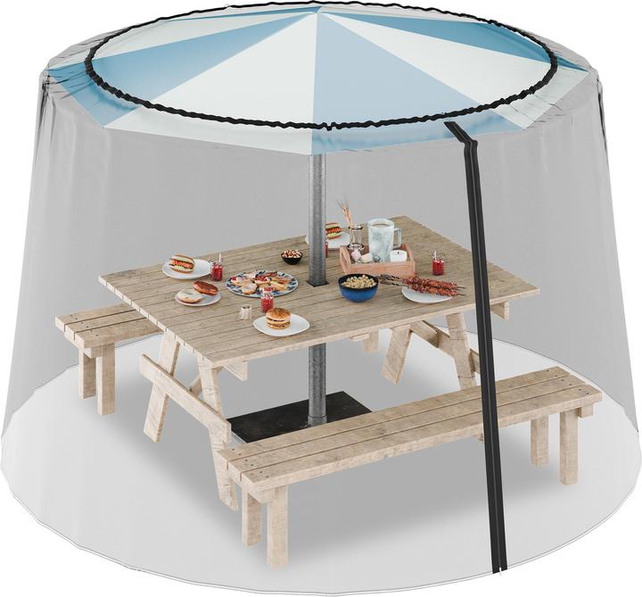 Relaxdays Moskitonetz (300 cm, 300 cm)