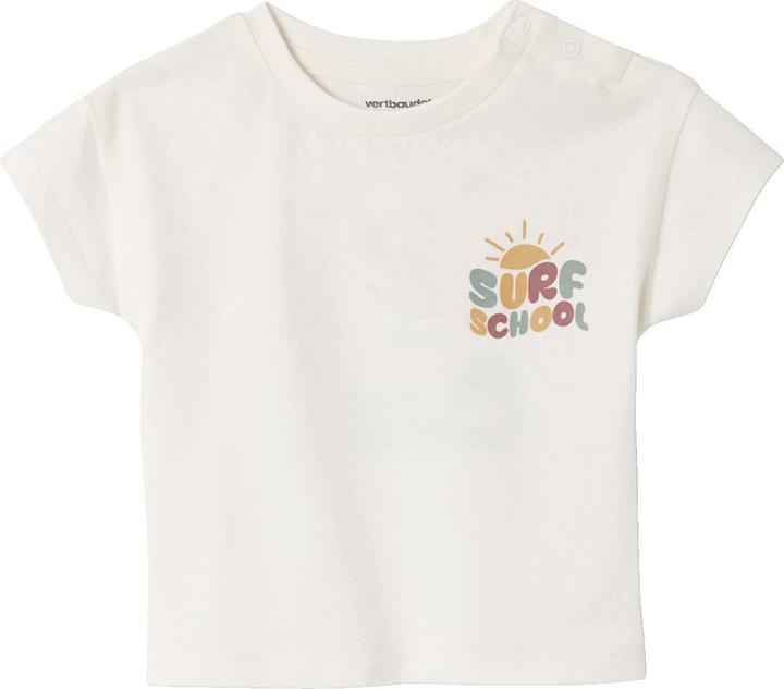 Produktbild Vertbaudet Bio-Kollektion: Baby T-Shirt mit Print hinten und Verschluss an der Schulter (92)