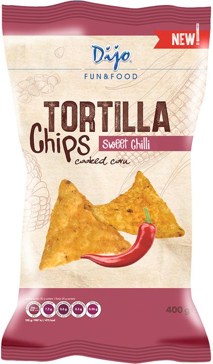 Produktbild Dijo Tortilla Chips Chilli 400g (400 g)