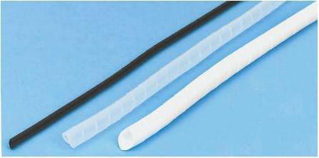 Actual product image HellermannTyton SPF20-PP-BK Spiral Hose Black 1 m (Cable spiral hose, 100 cm)
