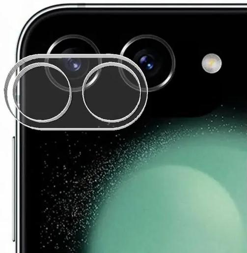 Actual product image PhoneLook Camera protection glass (Samsung Galaxy Z Flip6)