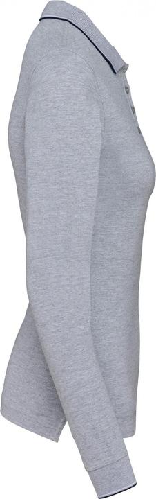 Actual product image Kariban Women's long-sleeved pique polo shirt (S)