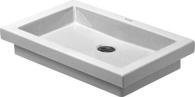 Actual product image Duravit Built-in washbasin 2ND FLOOR o ÜL HLB 580x415mm o HL IB white WG (415 mm, 580 mm)