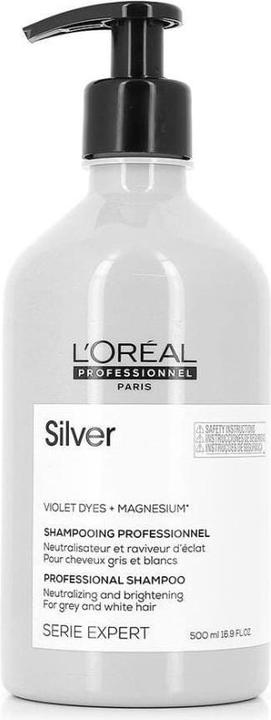 Produktbild L'Oréal Professionnel SILVER shampoo 500 ml (500 ml, Flüssiges Shampoo)