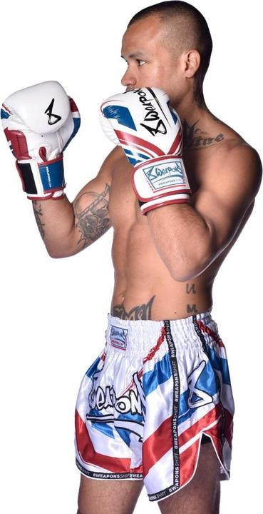 Immagine prodotto 8Weapons Boxing Gloves, Shift, white-navy-red, 10 Oz (10 OZ, 10)