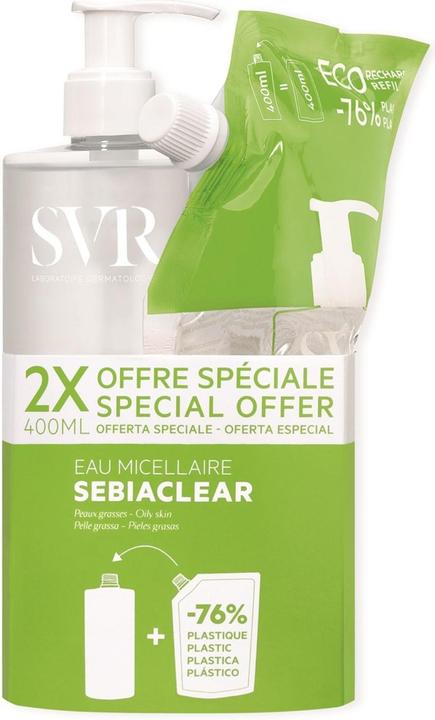 Immagine prodotto Sebiaclear Acqua Micellare 400ml Eco Refill Pack 400ml (400 ml)