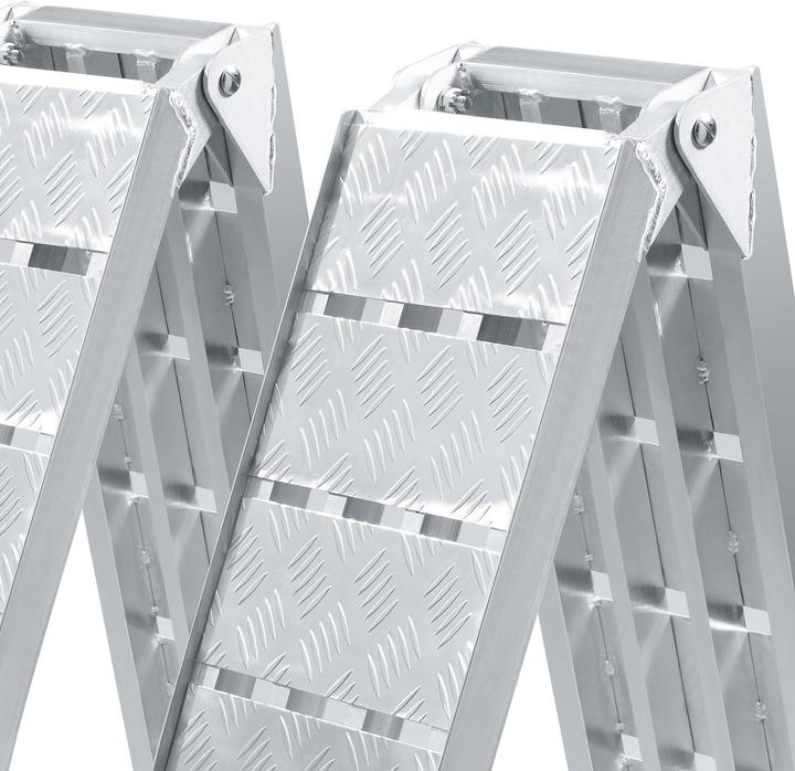 Produktbild Wiltec 2xAuffahrrampe 228cm 1360kg Quad ATV faltbar Auffahrschiene Alu Rampe