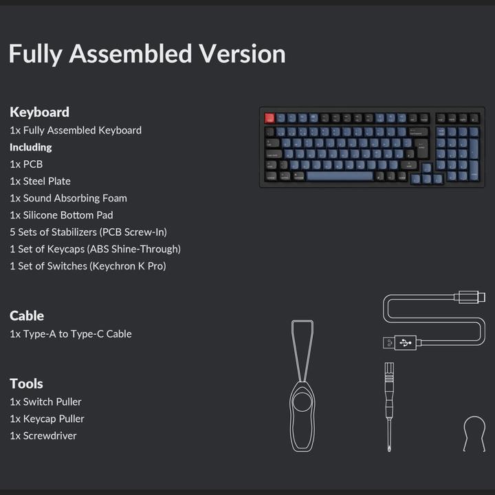 Image du produit Keychron K4 Pro (DE, Filaire, Sans fil)
