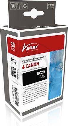 Immagine prodotto Astar 44 ml - Nero - Testina di stampa con ricarica della cartuccia (In alternativa a: Canon BC-20 (FC)