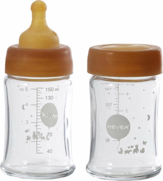 Actual product image Hevea Glass bottle 2 x 150 ml (150 ml)
