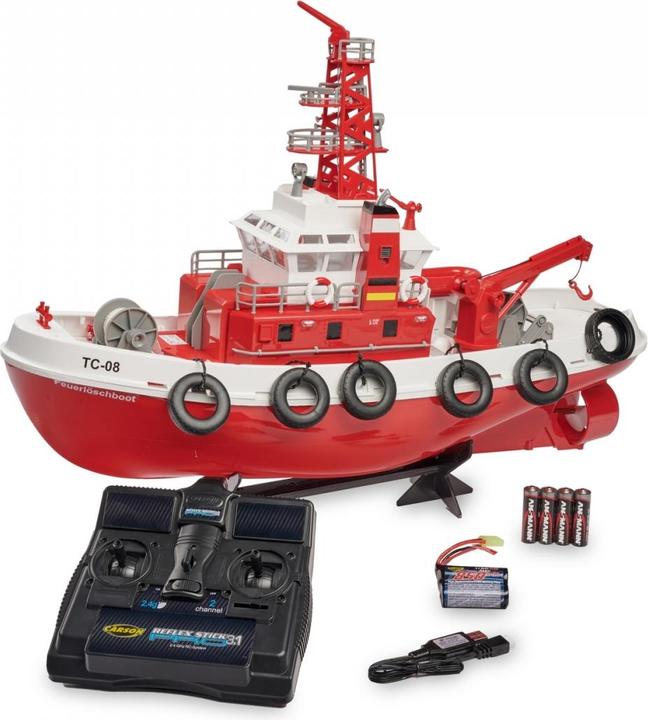 Actual product image Carson RC FIRE BOAT TC-08 2.4G 100% RTR