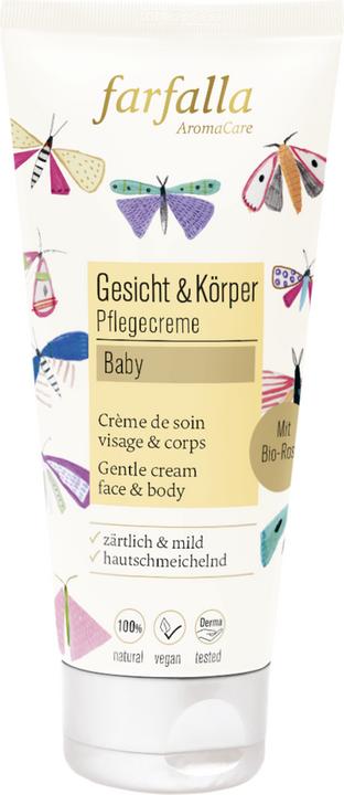 Actual product image Farfalla BABY ROSE Tender Care Cream for Face & Body