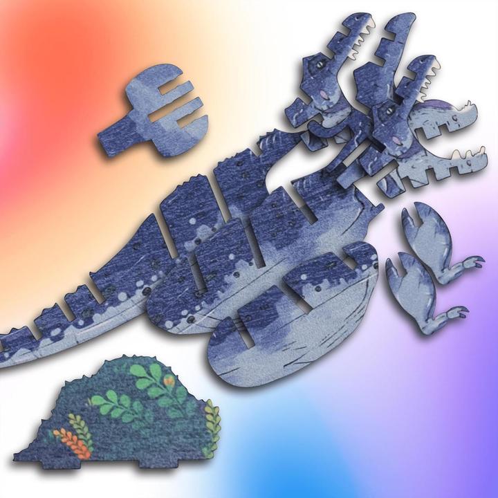 Actual product image Escape Welt T-Rex - 3D wooden model (42 pieces)