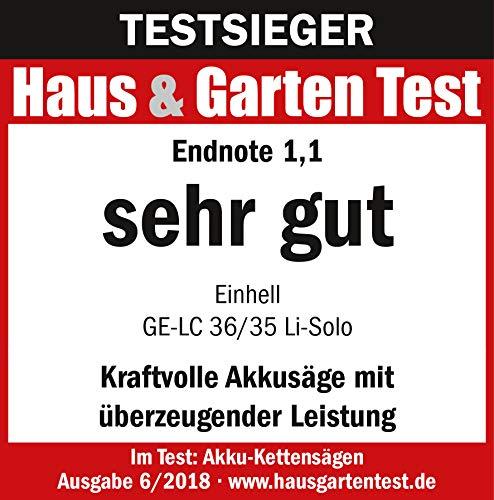 Produktbild Einhell GE-LC 36/35 Li Solo (Akku Kettensäge)