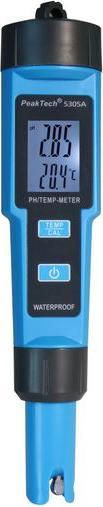 Produktbild Peaktech pH-Messgerät, 0... 14 pH, 0... 50°C