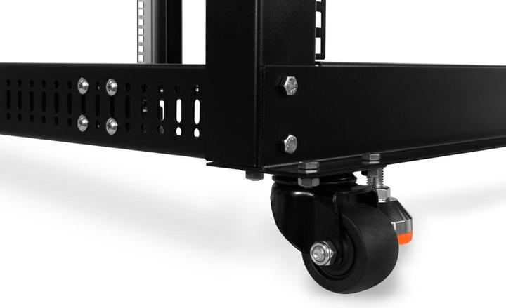 Actual product image Alphacool GHE ES 19" Open Frame Serverrack 25U Adjustable depth (10.87 RU, 19 inch rack)