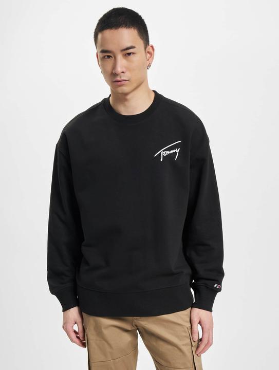 Produktbild Tommy Hilfiger Herren TJM Tommy Signature Crew Sweatshirts, Black, M (M)