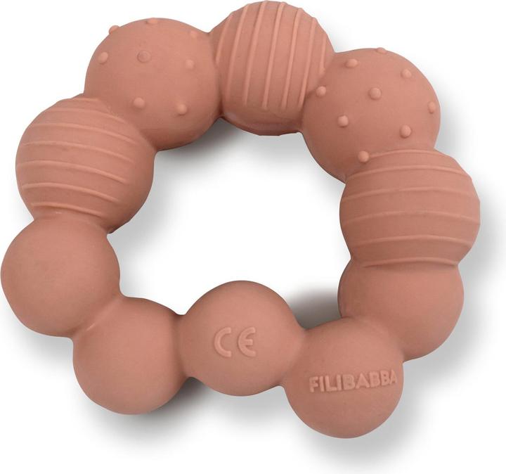 Produktbild Filibabba Beissring - Lily die Larve Peach