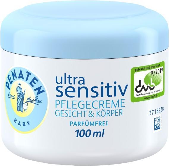 Actual product image Johnson & Johnson ultra sensitive face and body without