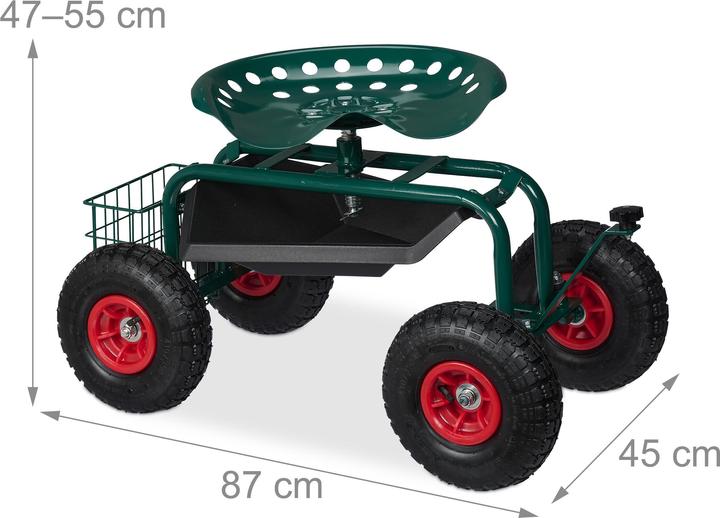 Actual product image Relaxdays Garden seat