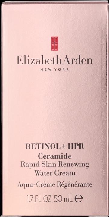 Actual product image Elizabeth Arden Retinol HPR Ceramide Rapid Skin Renewing Water Cream 50ml (50 ml, 24h cream)