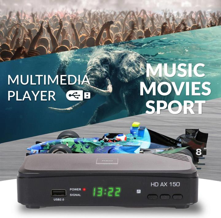 Actual product image Opticum HD AX150 30002 (DVB-S2, CI Shaft, Hard drive, CI+ slot)