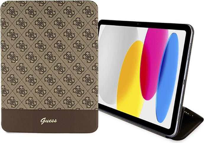 Actual product image Guess 4G Stripe Allover for Apple iPad 10.9 (2022) - brown (iPad 10.9 (2022))