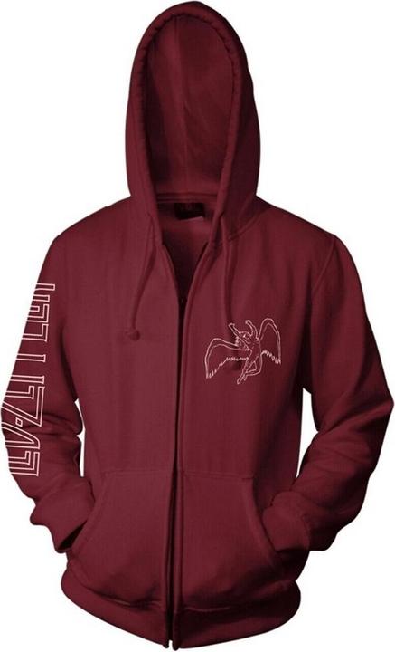 Produktbild Led Zeppelin Kapuzenpullover Mit Reissverschluss (L)