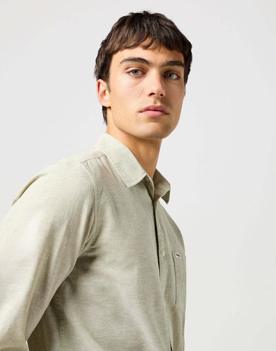 Immagine prodotto Wrangler Leinenhemd 1 Pkt Shirt (L)