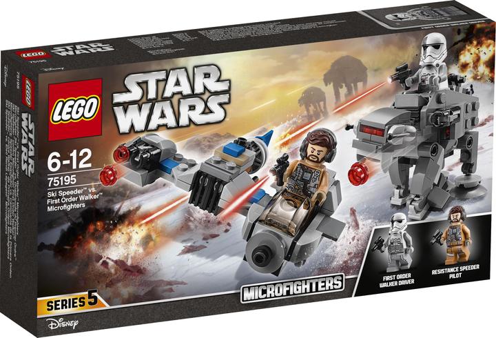 Image du produit LEGO Ski Speeder vs. First Order Walker Microfighters (75195, LEGO Star Wars)