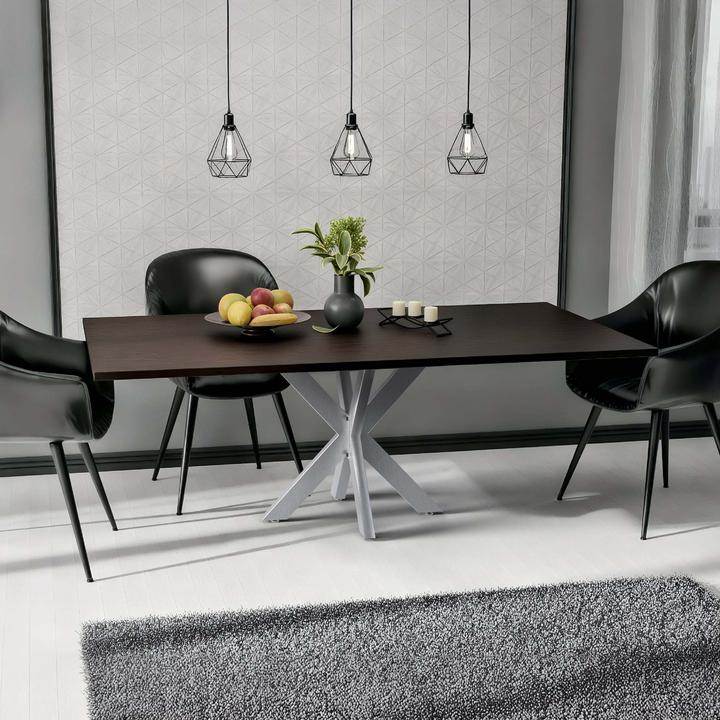 Actual product image CLP Biloxi steel table legs in star shape