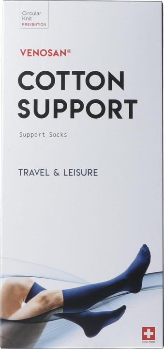 Venosan COTTON SUPPORT Socks A-D L black (L)
