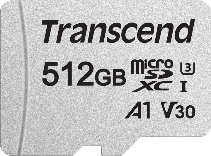 Image du produit Transcend 300S (512 Go, microSDXC, U3, UHS-I)