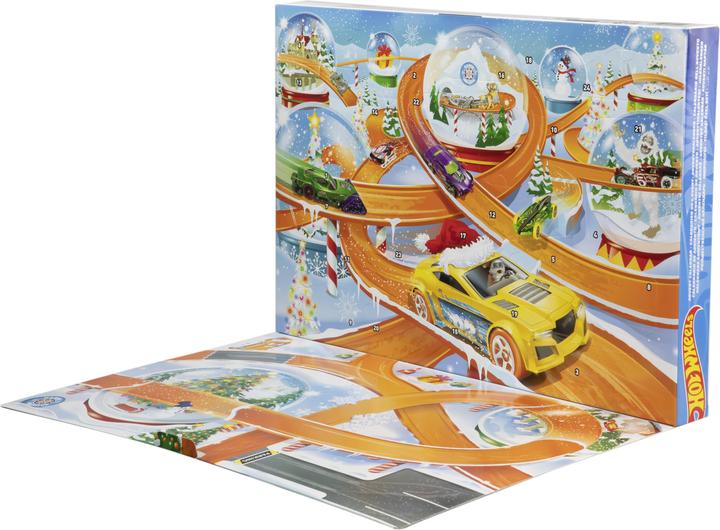 Actual product image Hot Wheels Advent calendar 2024