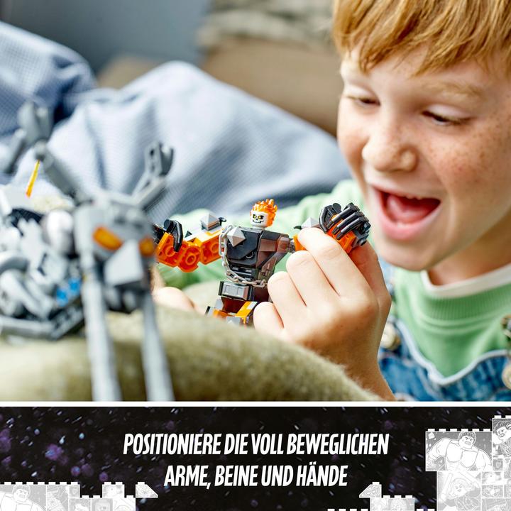 Produktbild LEGO Ghost Rider mit Mech & Bike (76245, LEGO Marvel)