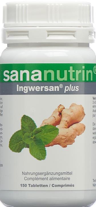 Actual product image Sananutrin Ingwersan plus Tablette (150 Piece, Pills, 110 g)