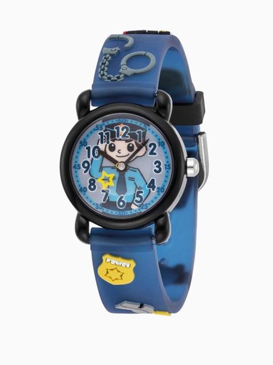 Produktbild Herzengel Kinderuhr Polizei (Analoguhr, 27 mm)