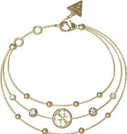 Produktbild Guess Perfect Illusion Triple Bracelet Gold Plated JUBB03377JWYG - Dimension: 14.5 - 18.5 cm - S (14.60 cm, Edelstahl)