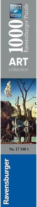 Actual product image Ravensburger Dali: Swans mirroring elephants (1000 pieces)