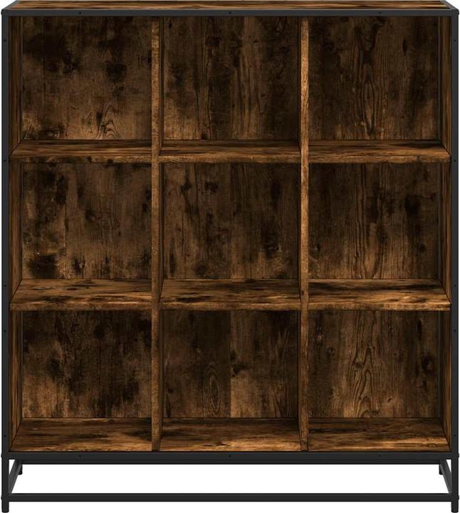 Image du produit VidaXL Bibliothèque Étagère sur pied Étagère de bureau Étagère de rangement Chêne fumé