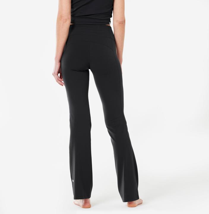 Image du produit Kimjaly Leggings Femmes Yoga Pantalon à pattes d'éléphant Dyn - noir (W35)