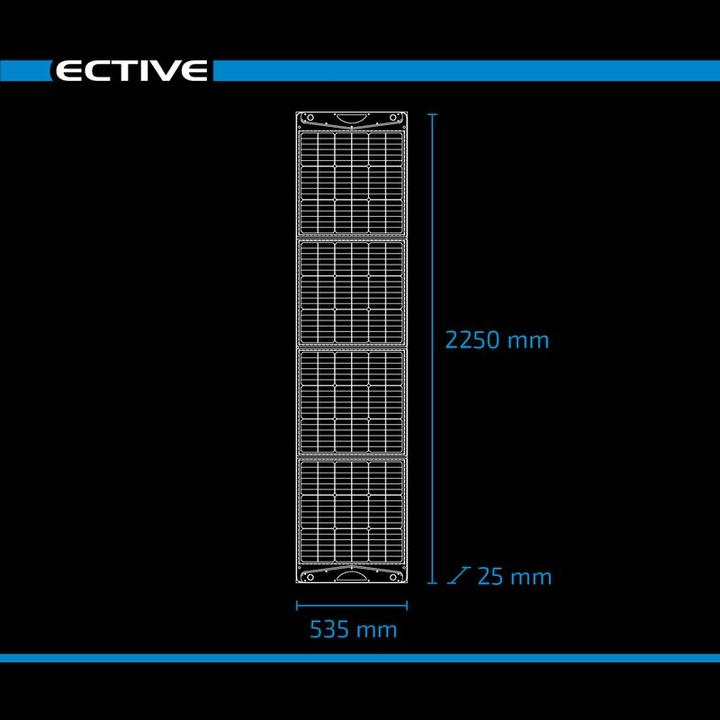 Produktbild Ective MSP 200 SunDock faltbares Solarmodul 200W Solartasche (200 W, 9.50 kg)